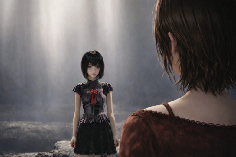 虚の淵に立つ繭と澪のイメージ