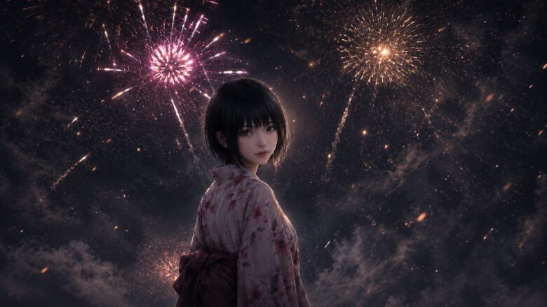 陰祭で澪に笑いかける繭のイメージ画像。