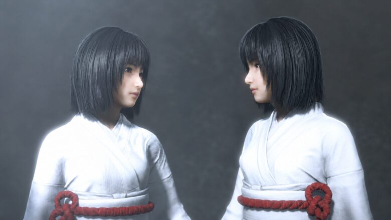 向き合い想いを通じ合わせることのできた八重と紗重のイメージ画像。