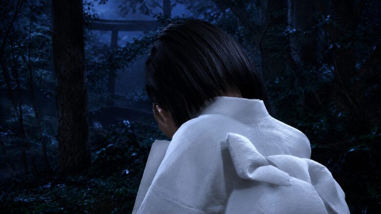 愛する片割れである紗重を失い悲嘆に暮れる八重のイメージ画像。
