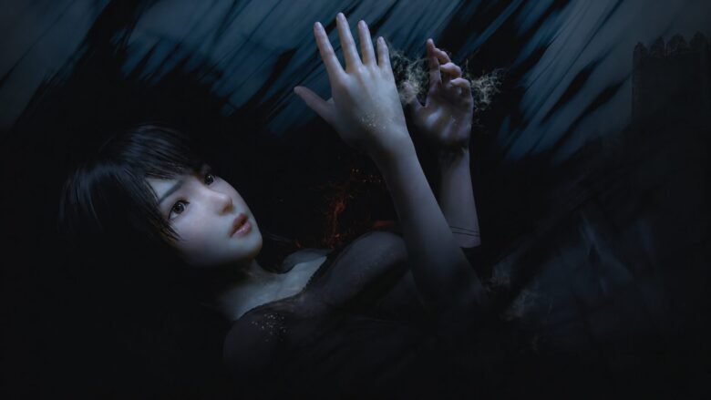 繭と近づくにつれて境界が消えていくさかさまの澪のイメージ画像。
